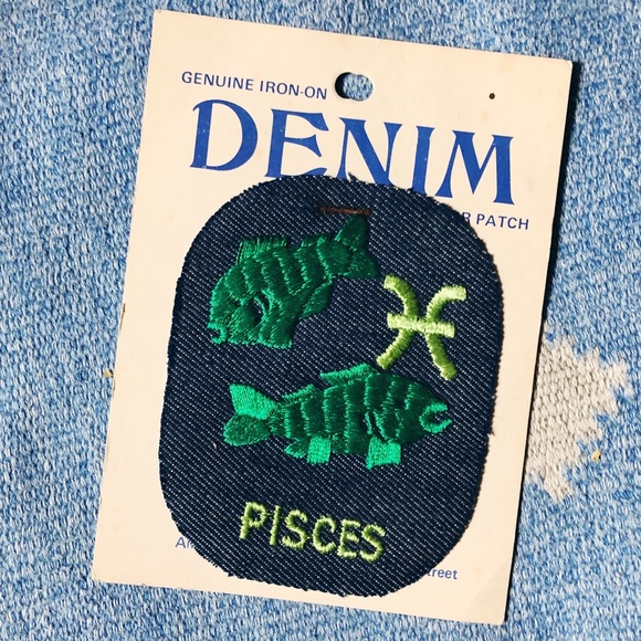 Vintage 70’s Pisces patch - Picture 3 of 3